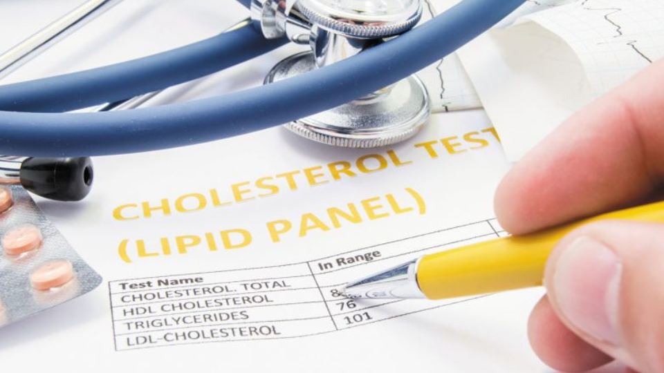 A Medical Report Showing High Cholestrol Checked By A Medical Surgeon.